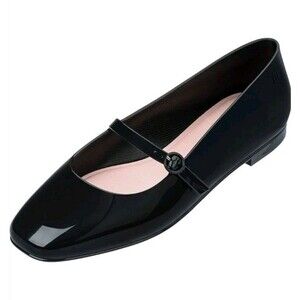 Melissa Mary Jane Ballet Flats Jelly Women's Sz 6 Preppy Professional Feminine